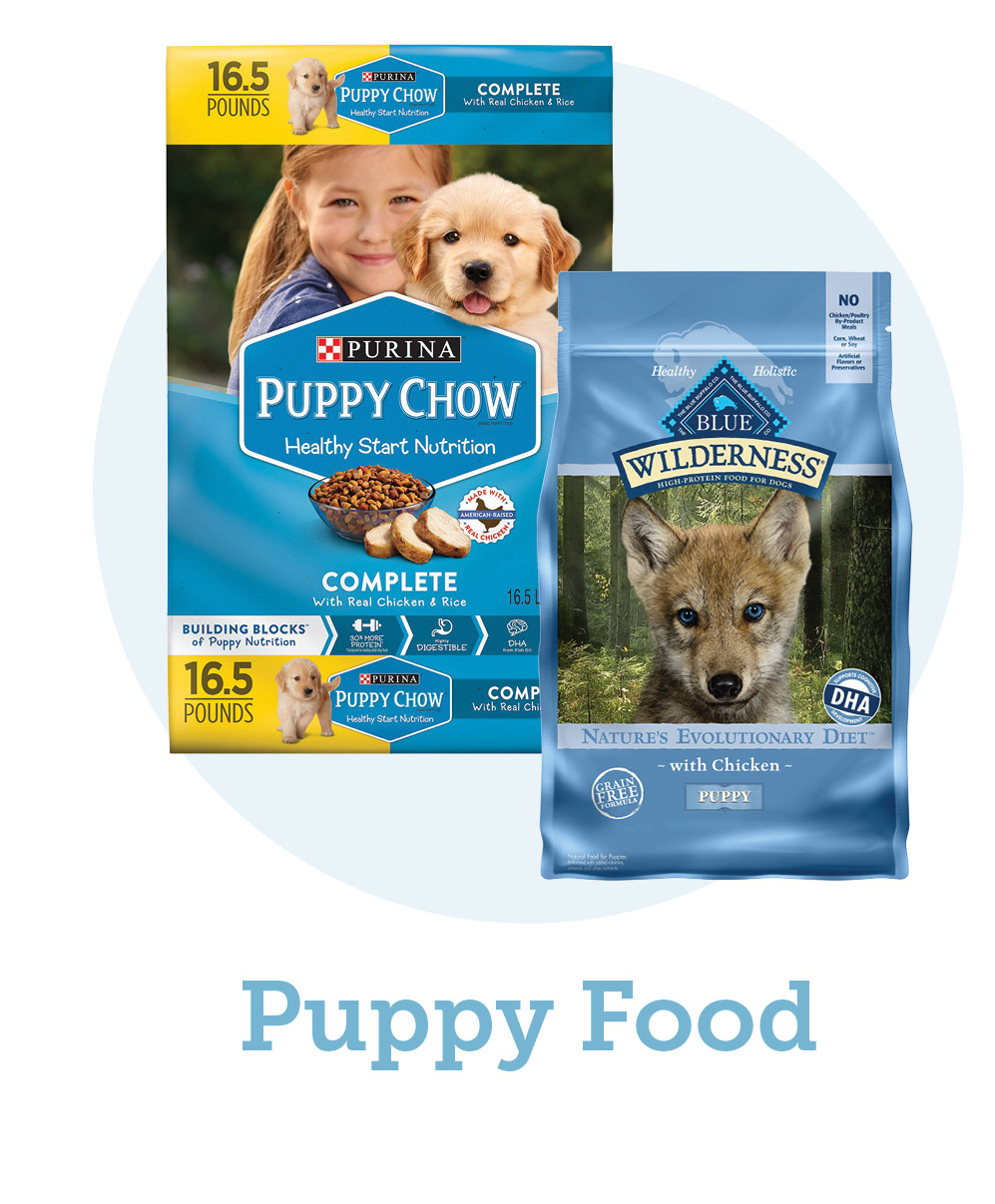 Puppy Essentials, Puppy Food, Opens in new window.